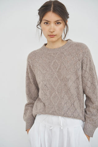 CHRISTINE CABLE PULLOVER