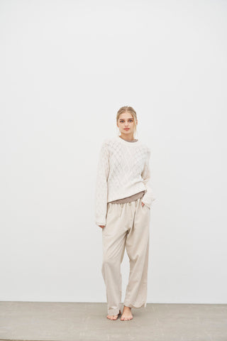 CHRISTINE CABLE PULLOVER