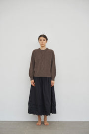 CHRISTINE CABLE PULLOVER