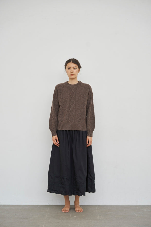 CHRISTINE CABLE PULLOVER