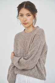 CHRISTINE CABLE PULLOVER