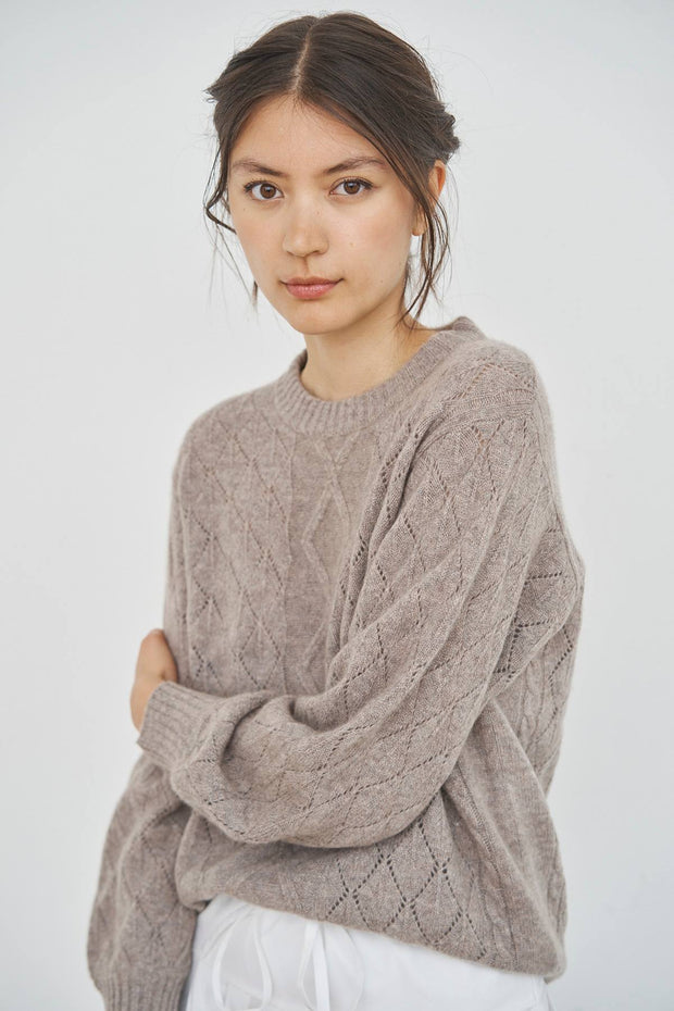 CHRISTINE CABLE PULLOVER