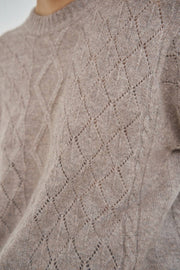 CHRISTINE CABLE PULLOVER