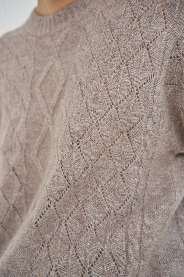 CHRISTINE CABLE PULLOVER