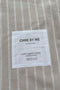 Sand / Pure white stripe