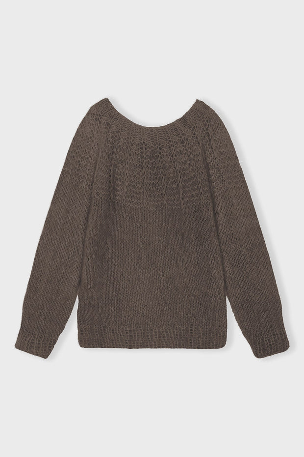 SUNIL HANDGESSTRICKTER PULLOVER