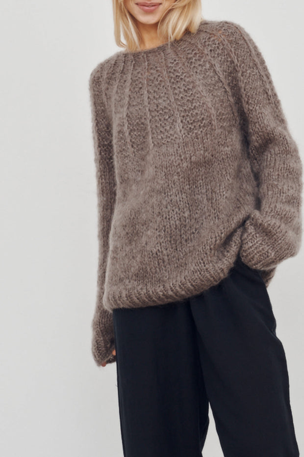 SUNIL HANDGESSTRICKTER PULLOVER